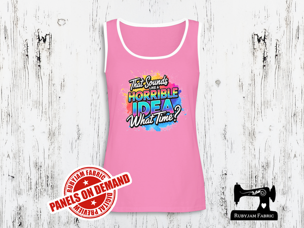 That Sounds Like a Horrible Idea. What time? - LIGHT PINK - Panels On Demand