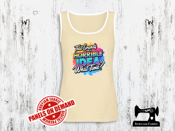 That Sounds Like a Horrible Idea. What time? - SAND BEIGE - Panels On Demand