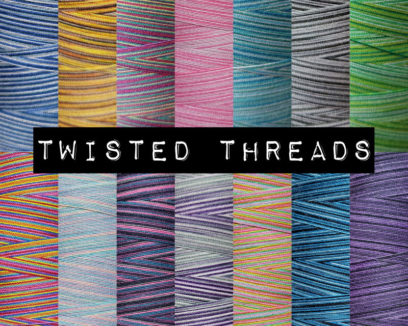 Really Rainbow - Twisted Threads - 5000M Variegated Overlocker Thread