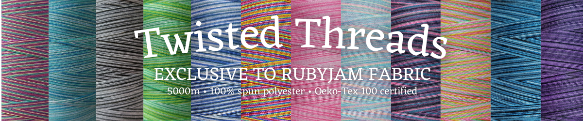 Twisted Threads Variegated Sewing Thread, available in 12 gorgeous colours!