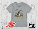 Actually I am the Problem Racoon - HEATHER GREY - Panels On Demand