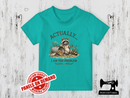 Actually I am the Problem Racoon - MINT GREEN - Panels On Demand