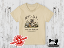 Actually I am the Problem Racoon - SAND BEIGE - Panels On Demand
