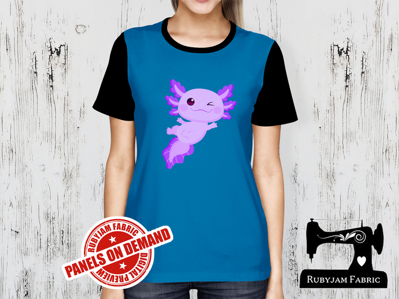 Axolotl Purple - TURQUOISE - Panels On Demand