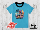 Burn the Patriarchy Witch - LIGHT BLUE - Panels On Demand