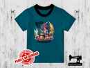 Burn the Patriarchy Witch - TEAL BLUE - Panels On Demand