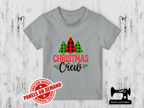 Christmas Crew - HEATHER GREY - Panels On Demand