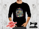 Cosmic Alien Taco Van - BLACK - Panels On Demand