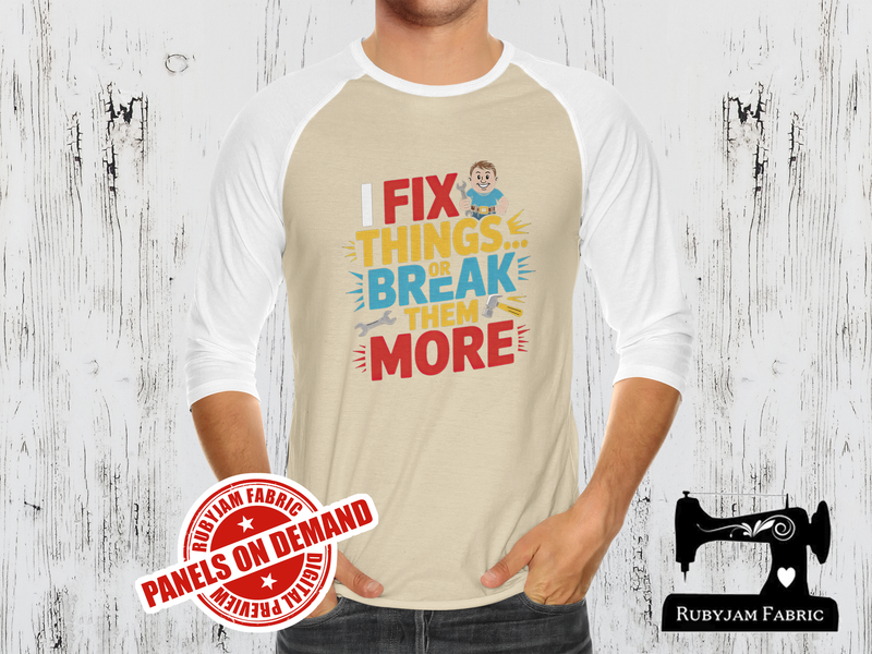 I Fix Things or Break Them More - SAND BEIGE - Panels On Demand
