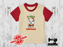 Christmas Fleece Navidad Llama - SAND BEIGE - Panels On Demand