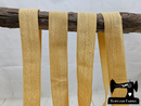 1M Gold - Solid - 1" (25mm) - Fold Over Elastic (FOE)
