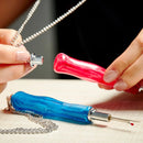 Hemline Seam Ripper with Necklace - Pink