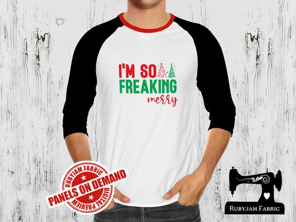 I'm So Freaking Merry - WHITE - Panels On Demand