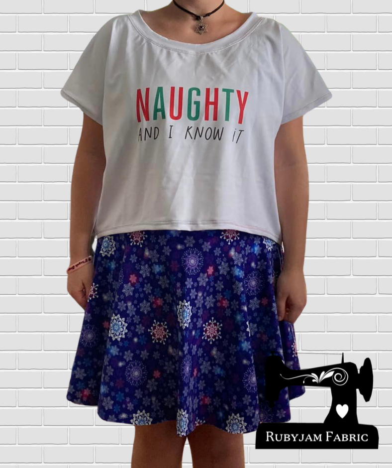 Naughty and I Know It - WHITE - Panels On Demand