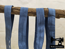 1M Light Navy Blue - Solid - 1" (25mm) - Fold Over Elastic (FOE)