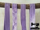REMNANT - 3.6M Light Purple - Solid - 1" (25mm) - Fold Over Elastic (FOE) - clearance