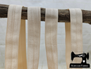 1M Light Sand - Solid - 1" (25mm) - Fold Over Elastic (FOE)