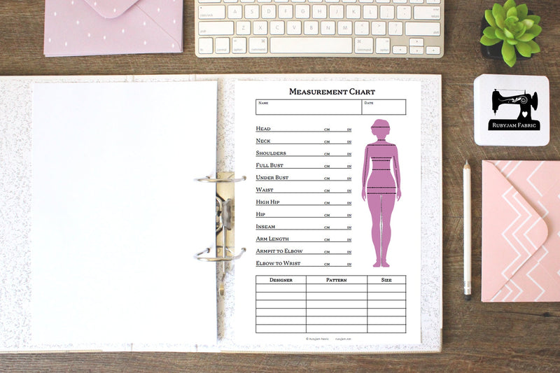 Rubyjam Fabric - FREE - 2024 The Ultimate Sewing Organiser (All 52 Pages)