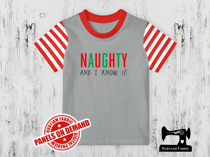 Naughty and I Know It - HEATHER GREY - Panels On Demand