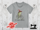 Off to Cause a Kerfuffle Frog - HEATHER GREY - Panels On Demand