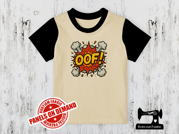 OOF Comic Text - SAND BEIGE - Panels On Demand