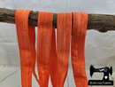 1M Orange - Solid - 1" (25mm) - Fold Over Elastic (FOE)