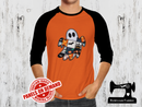 Patchwork Boo Ghost - ORANGE - Panels On Demand