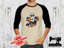 Patchwork Boo Ghost - SAND BEIGE - Panels On Demand