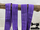 1M Purple - Solid - 1" (25mm) - Fold Over Elastic (FOE)