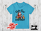Cats for Everybody Santa - LIGHT BLUE - Panels On Demand