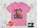 Cats for Everybody Santa - LIGHT PINK - Panels On Demand