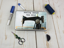 Sewing Mends the Soul - Sewing Storage Tin - Bespoke