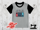 Level 45 Unlocked Switch Gamer Birthday - HEATHER GREY - Panels On Demand
