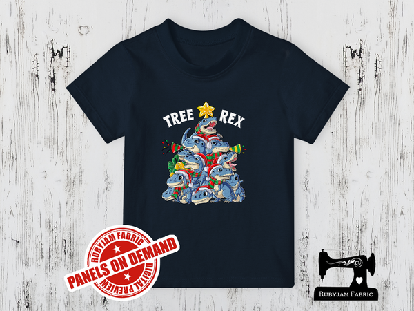 Tree Rex - NAVY BLUE - Panels On Demand