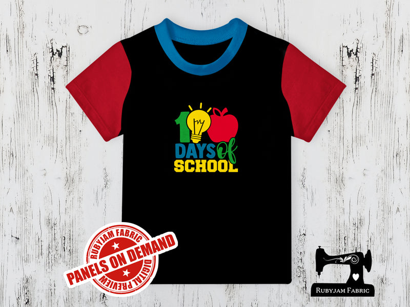 100 Days of School - BLACK - Panels On Demand