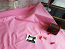 Light Pink - solid cotton lycra - 185cm wide - 220gsm