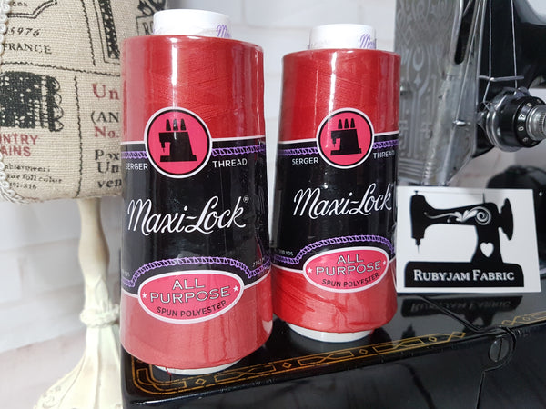 Rubyjam Fabric - Maxi-Lock All Purpose Thread