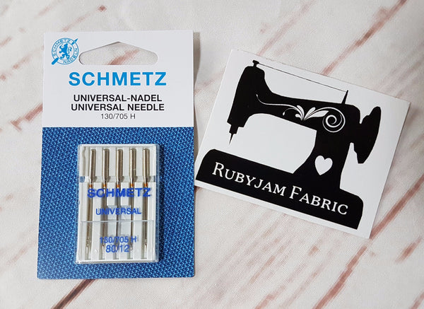Schmetz Universal Needles Size 80/12 - Pack of 5 suitable for most fabric