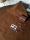 Brown - solid cotton lycra - 185cm wide - 220gsm