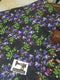Embroidered Belladonna Floral - cotton lycra - 150cm wide