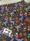 Embroidered Hummingbirds - cotton lycra - 150cm wide
