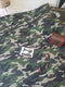 Camouflage Green Brown Army - cotton lycra - 150cm wide