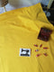 Yellow - solid cotton lycra - 185cm wide - 220gsm