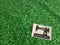 Green Faux Glitter - cotton lycra - 150cm wide