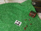 Green Faux Glitter - cotton lycra - 150cm wide
