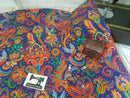 Indian Paisley - bamboo lycra - 150cm wide