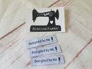 Grey DESIGNED BY ME - Clothing Labels - Pack of 15