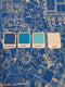Blueprints - cotton lycra - 150cm wide