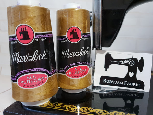 Maxi-Lock All Purpose Thread - Brass