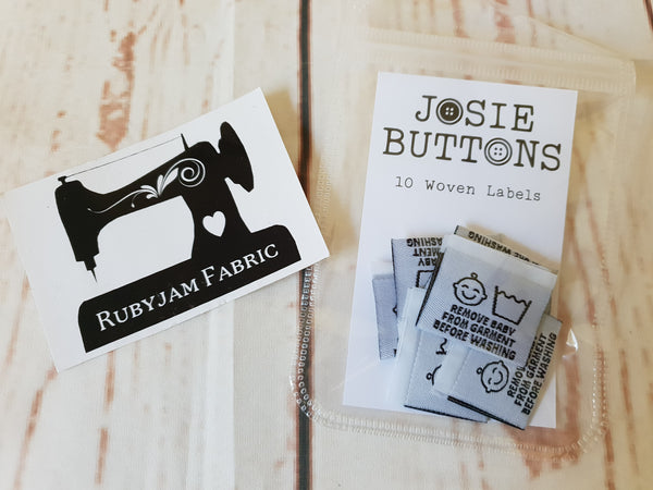 Remove Baby from Garment - Labels by Josie Buttons